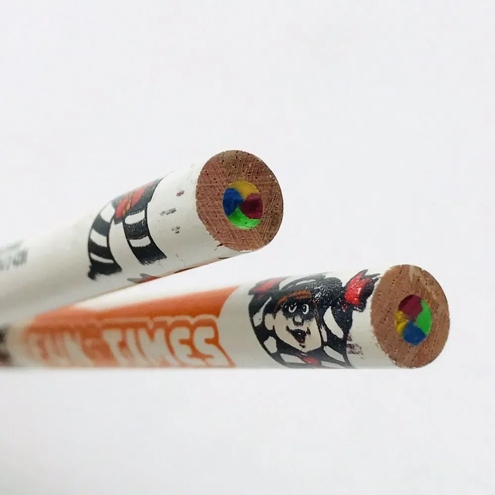 2 McDonalds Hamburgler Colored Pencils Multicolor Lead Vintage 2001 Y2K Novelty
